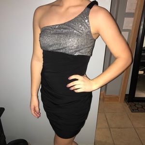 off the shoulder party dress!
